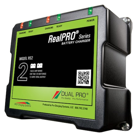 Dual Pro RealPRO Series Battery Charger - 12A - 2-6A-Banks - 12V/24V RS2